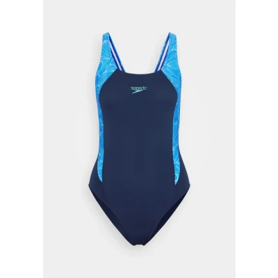 Afbeelding van Speedo Womens Hyperboom Splice Muscleback Badpak, Dames, Maat: 38, Lagoon blue