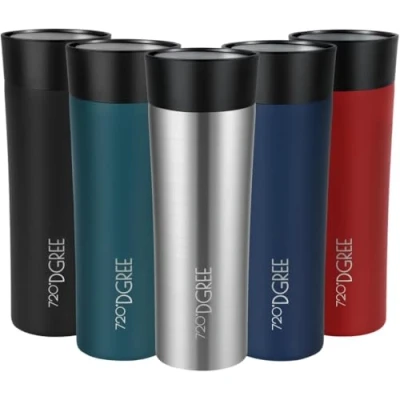 Afbeelding van 720DGREE Thermosbeker 210ml &quot;PleasureToGo 2.0&quot; 3 Maten, 6h Heet, 12h Koud, Lekvrij, Slank, Hygiënisch, BPA Vrij Roestvrij Staal Thermo Koffiebeker to go Geïsoleerde Mok + Deksel 360 Drink
