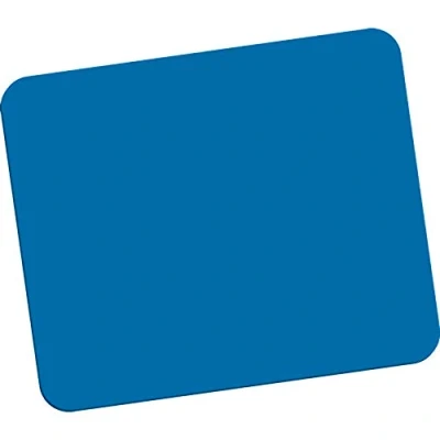 Afbeelding van Fellowes muismat van schuim, met antislip onderkant, duurzaam polyester oppervlak, 50% gerecycled materiaal, afmetingen: 18,6 x 22,4 0,6 cm, kleur: blauw