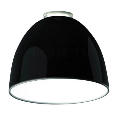 Afbeelding van Artemide Nur Mini plafondlamp glanzend zwart