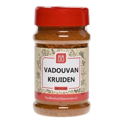 Afbeelding van Van Beekum Specerijen Vadouvan Kruiden Strooibus 130 gram