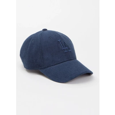 Afbeelding van New Era Kids Pet van badstof met logoborduring in de kleur Donkerblauw, maat: 4 6 jaar