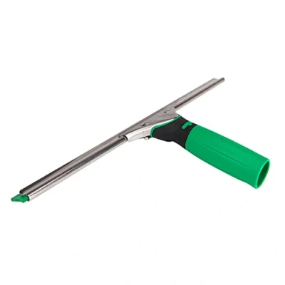 Afbeelding van Unger ErgoTec ES45G Ruitenwisser (breedte 45 cm, met S rail en groen wisserrubber, streepvrije raamreiniging)