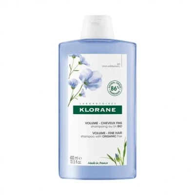 Afbeelding van Klorane Haar Lin Fibres de Lin/Vlasvezels Shampoo Fijn 400ml