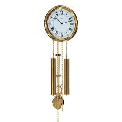 Afbeelding van Hermle Fabrikant van wandklok horloges, messing, goud, 68 cm x 22 9,5