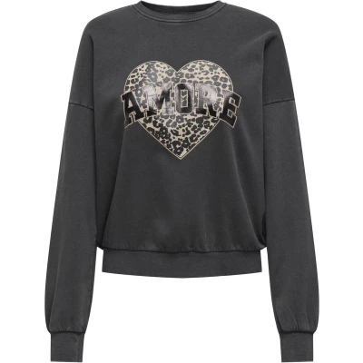 Afbeelding van ONLY ONLLAUREN L/S LEO O NECK CC SWT Dames Trui Maat XS