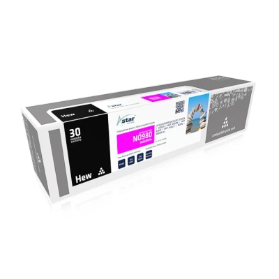 Afbeelding van As15496 Astar Hp 980 Oj Inkt Cyaan Rebuilt 6600Pagina&#039;s Chip 110Ml