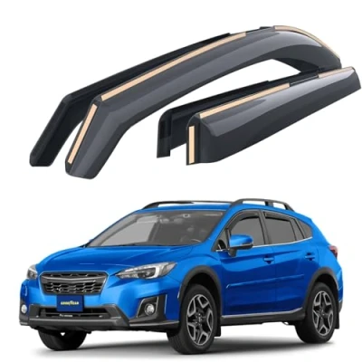Afbeelding van GOODYEAR Winddeflector voor/compatibel met Subaru XV 2017 2024, regengeleiders voor deuren, windgeleiders auto&#039;s, in channel, 4 stuks