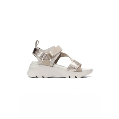 Afbeelding van Hispanitas Dakar Sandalen met sleehak Multi colors, Dames, Maat: 36, colors Leer en textiel