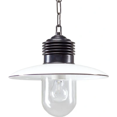 Afbeelding van Hanglamp Ampere ketting Zwart/Wit