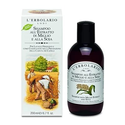Afbeelding van L&#039;Erbolario Shampoo met Gierst en SOJA extract 200 ml