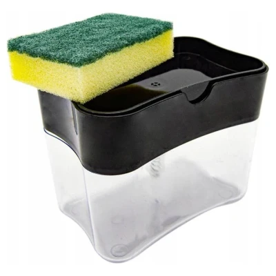 Afbeelding van BeeHome Handmatige Afwasmiddel Dispenser Zeepdispenser Sponshouder