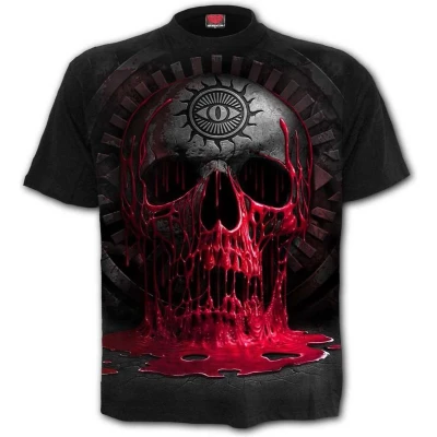 Afbeelding van Spiral Heren Tshirt XL BLEEDING SOULS Zwart