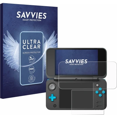 Afbeelding van Savvies (18 Stuks) Schermbeschermer voor New Nintendo 2DS XL Screen Protector Ultra Transparant