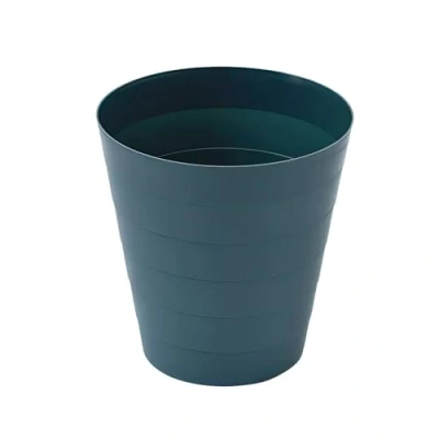Afbeelding van Sinoba Prullenbak 6105 vuilnisemmer afvalemmer kunststof ideaal voor kinderkamer kantoor keuken hoogte 25 cm 9 l (donkerpetrol)