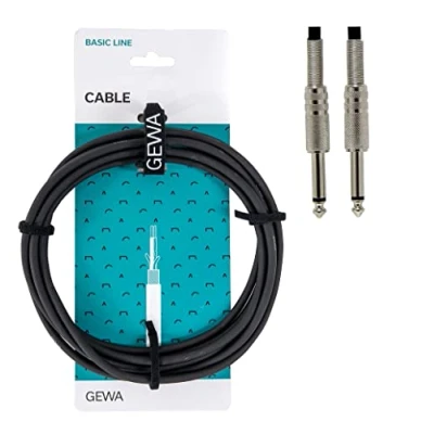 Afbeelding van GEWA Instrumentenkabel mono Basic Line 9m (mono jack 6,3 mm mm) 190010