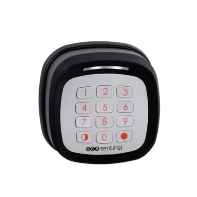 Afbeelding van SCS Sentinel, AAA0045, Draadloos toetsenbord, Compatibel met operators, 433,92 MHz, Gedeeltelijke of volledige opening, 2 CR2032 batterijen (niet meegeleverd), CodeGate