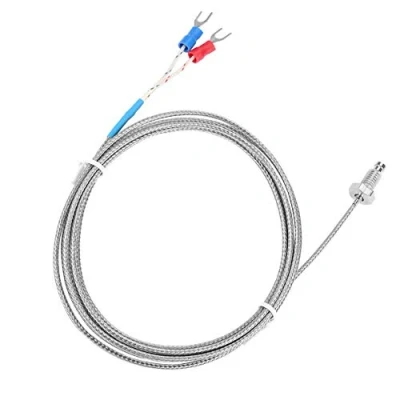 Afbeelding van Type K Thermokoppel, M6 Schroef Fijne Draad 0 400 ℃ Thermokoppel Sensor Sensoren Temperatuur (2M) thermometers en sondes