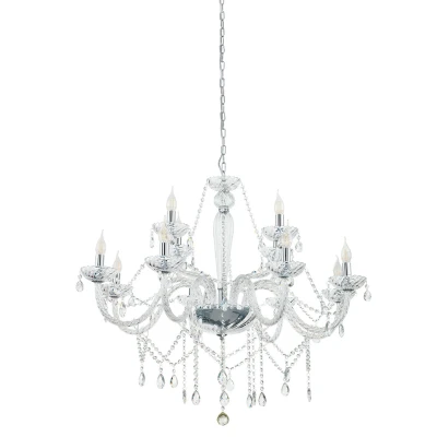 Afbeelding van EGLO Basilano 1 Hanglamp   E14   Ø 100 cm   Chroom
