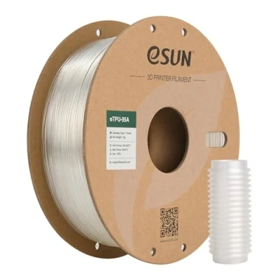 Afbeelding van eSUN Flexibel TPU Gloeidraad 1.75mm, 95A 3D Printer Gloeidraad, Dimensionale Nauwkeurigheid +/ 0.05mm, 1KG (2.2 LBS) Spoel Printen Materiaal voor Printer, Natuurlijk