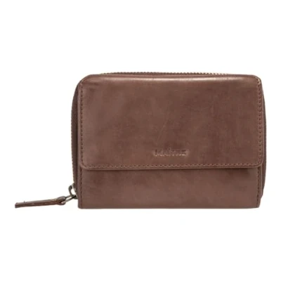 Afbeelding van Maître Leren portemonnee Forst Dagrete Purse Darkbrown donkerbruin