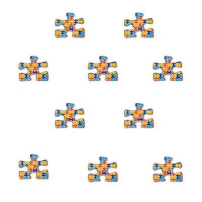 Afbeelding van Autisme Bewustzijn Jigsaw Puzzel Metalen Badge Revers Pin Broche, IJzer