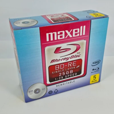 Afbeelding van MAXELL behuizing: BLU RAY 1 2X SPEED 25GB SINGLE LAYER