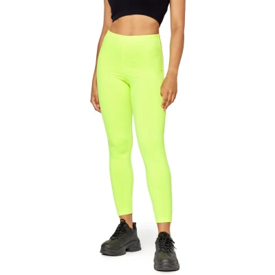 Afbeelding van Bellivalini Legging, Dames, Maat: Medium, Neonyellow