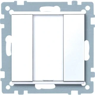 Afbeelding van Schneider electric knx 1 voudig drukknop polar wit syst m 617119