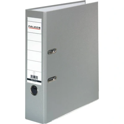 Afbeelding van Falken Ordner PP Color DIN A4 Rugbreedte: 80 mm Grijs 2 beugels 9984022