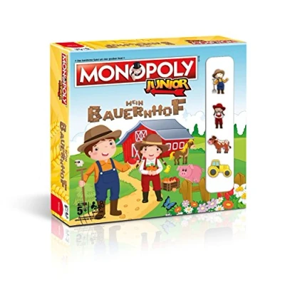 Afbeelding van Winning Moves Monopoly Junior Mein Bauernhof Bordspel Economic simulation