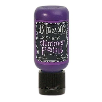 Afbeelding van Ranger Dylusions Shimmer Paint Flip Cap Bottle Crushed Grape DYU74397 Dyan Reaveley (07 21)