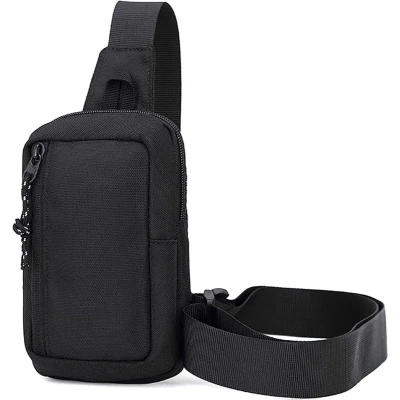 Afbeelding van Modieuze Waterbestendige Crossbody Tas voor Heren met Verstelbare Schouderriem Compact en Lichtgewicht