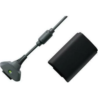 Afbeelding van XBOX 360 controller accu met oplaadkabel zwart