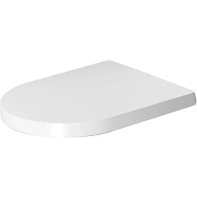 Afbeelding van Duravit ME by Starck WC zitting 43.8x37.4x5.1cm compact Kunststof wit Glanzend