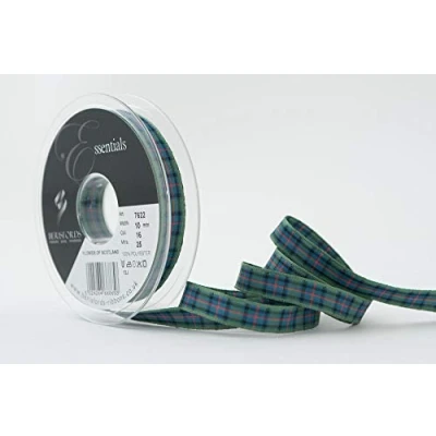 Afbeelding van Berisfords Polyester Tartan, Bloem van Schotland, 10,4 x 1,6 cm