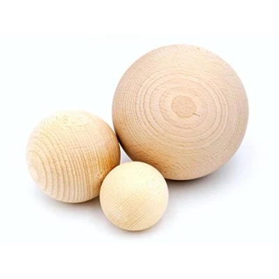 Afbeelding van JOWE Houten bol van beukenhout 15 mm zonder boring 100 stuks hout made in Austria
