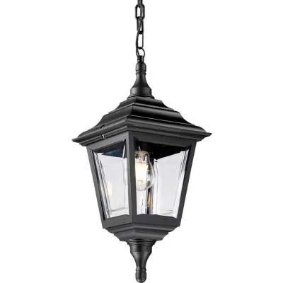 Afbeelding van Elstead Lighting LED Buiten Pendelarmatuur Kerry 1X E27 Max 60W IP44 Dimbaar Black