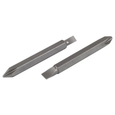 Afbeelding van Wolfcraft Dubbelbit S2 staal Gestraald, Taai 2 stuk(s)