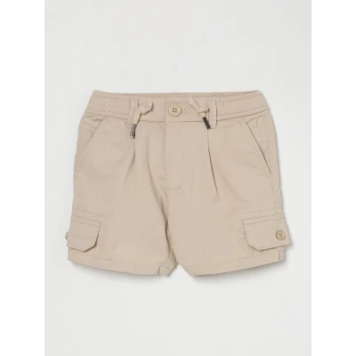 Afbeelding van Toddler Cargo Shorts with Elastic Waistband Kids Sand
