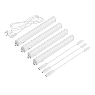 Afbeelding van parlat LED kastarmaturen Rigel, elk 31,3 cm, 40 cm kabel, 397lm, warm wit, set van 4