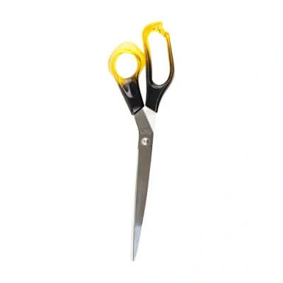 Afbeelding van Grunwerg Sister schaar voor behang 511/2 met 12 cm lemmet van roestvrij staal 25 cm, de hand gemaakt, gepolijst, gekaard, handvat acryl schildplaat kleur