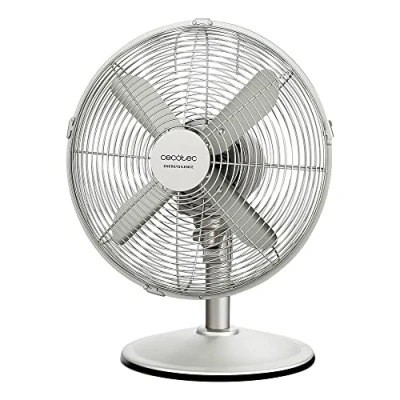 Afbeelding van Cecotec Done Fan Energysilence 610 Steeldesk. 40 W, stalen afwerking, diameter 12 inch met 4 messen, 3 snelheden, oscillatie, in hoogte verstelbaar, maximale veiligheid