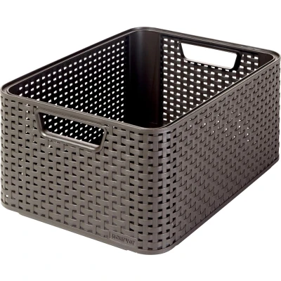 Afbeelding van Curver Style mandje M Opbergmand donker bruin
