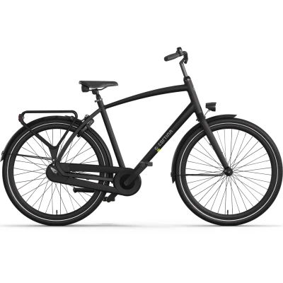 Afbeelding van Cortina Tide RN 2024 Heren Stadsfiets Jet Black Matt 61 Cm + 40 Inruilkorting