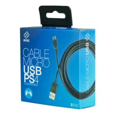 Afbeelding van FRTEC Oplaadkabel voor de controller, compatibel met Ps 4, Micro USB naar