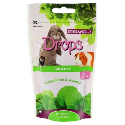 Afbeelding van Esve drops met spinazie &amp; groente aroma. Knaagdier snack