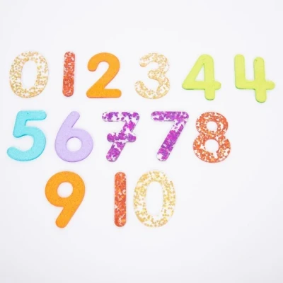 Afbeelding van TickiT RAINBOW GLITTER NUMBERS
