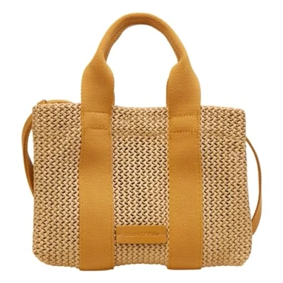 Afbeelding van Marc O&#039;Polo Handtas Schoudertas Romy Crossbody Bag Golden Yellow Lichtbruin