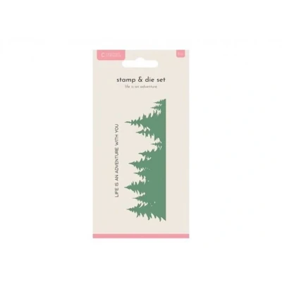 Afbeelding van CC Art Elements Clearstamp/Snijmal Life is an Adventure